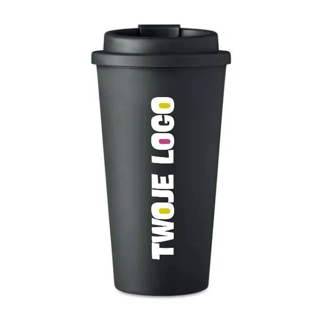 Dwuścienny kubek 450 ml TUESDAY z nadrukiem logo Zdjęcie