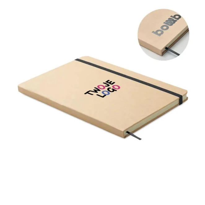 Kolorowy notatnik A5 ROUTE do nałożenia logo Zdjęcie