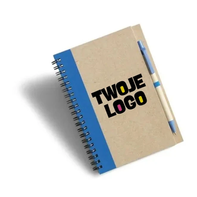 Notatnik ok. A5 z długopisem | Salvatore z nadrukiem logo Zdjęcie