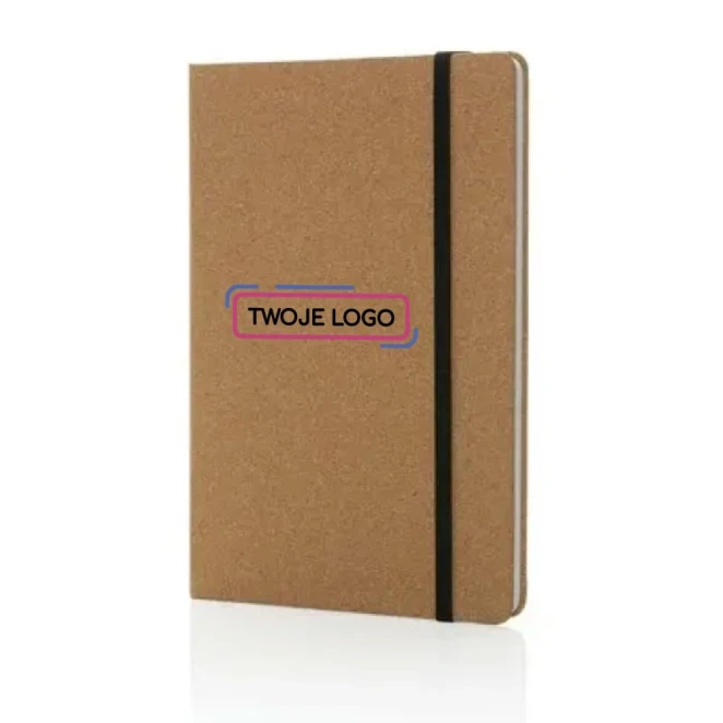 Korkowy notatnik A5 Stoneleaf do naniesienia logo Zdjęcie
