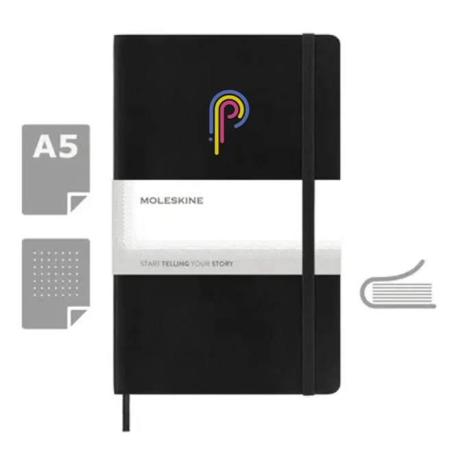 MOLESKINE Notatnik ok. A5 z logo Zdjęcie