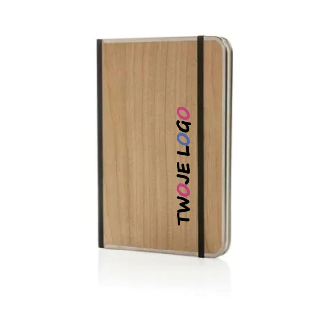 Notatnik A5 Treeline, drewniana okładka do nałożenia logo Zdjęcie