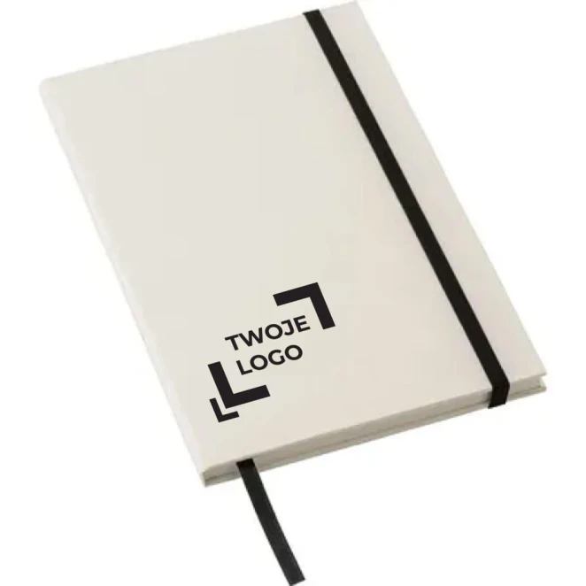 Notatnik A5 z kartonu po mleku z naniesieniem logo Zdjęcie