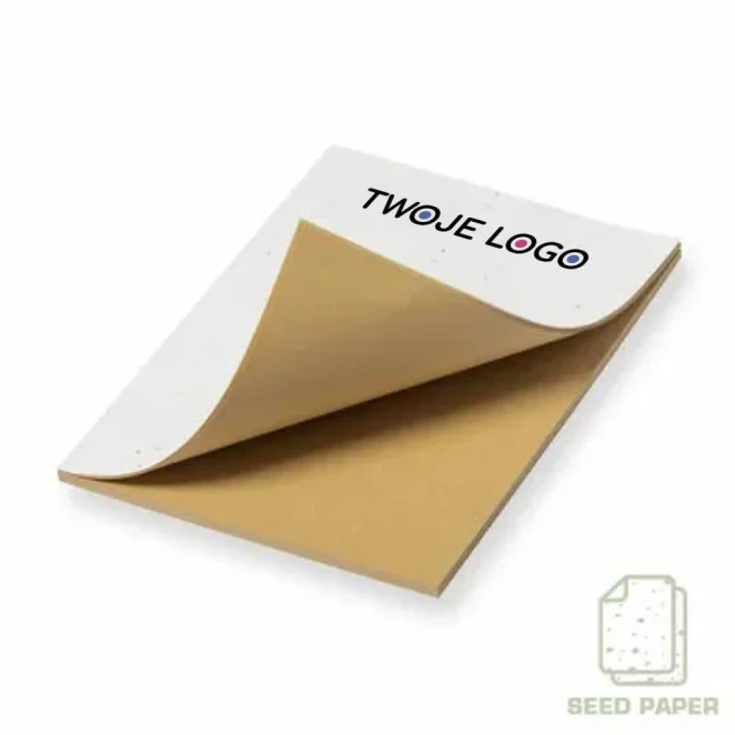 Notatnik A5, papier z nasionami do drukowania logo Zdjęcie