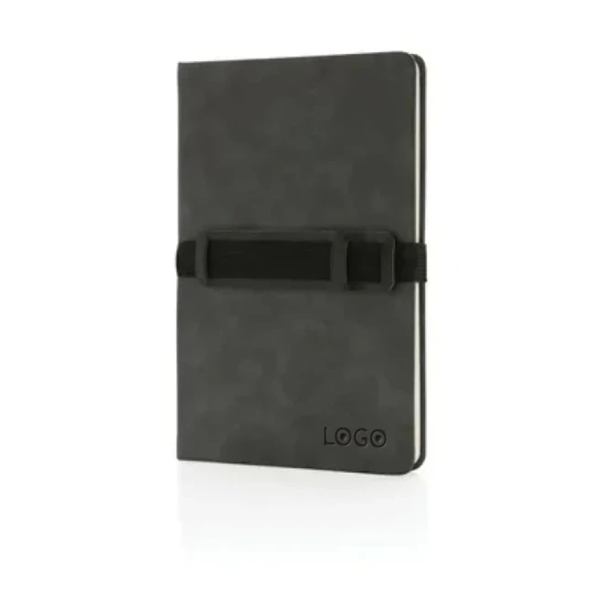 Notatnik A5, twarda okładka z logo firmy Zdjęcie