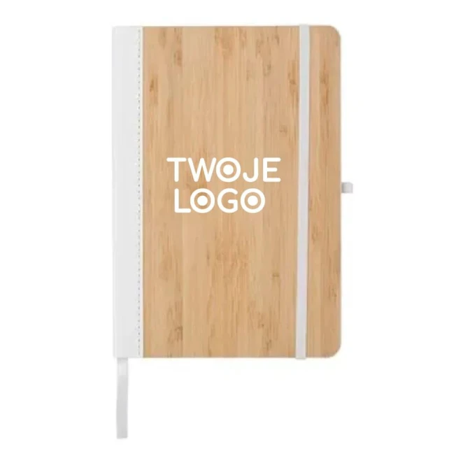 Notatnik ok. A5 z logo firmy Zdjęcie