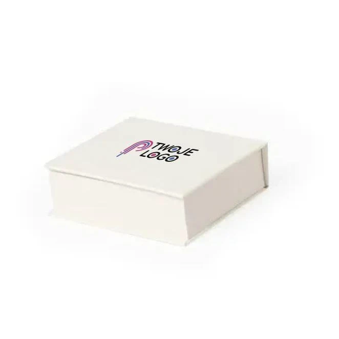 Notatnik ze zrecyklingowanych kartoników po mleku z nadrukiem logo Zdjęcie