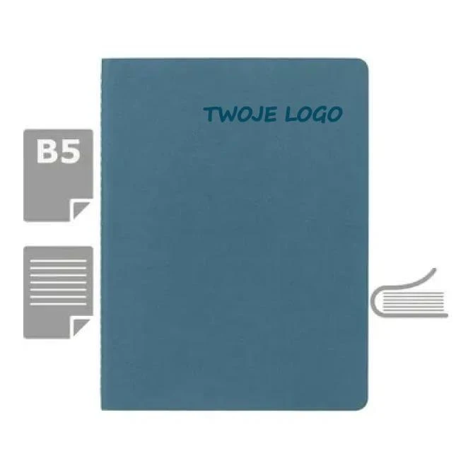 Zeszyt MOLESKINE Cahier Journal ok. B5 w linie z nadrukiem logo Zdjęcie