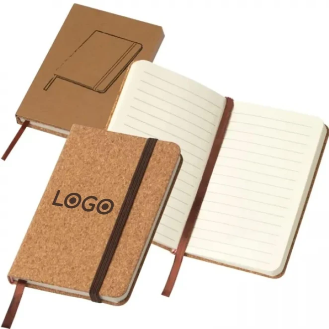 Notatnik A6 w linie z logo firmy Zdjęcie