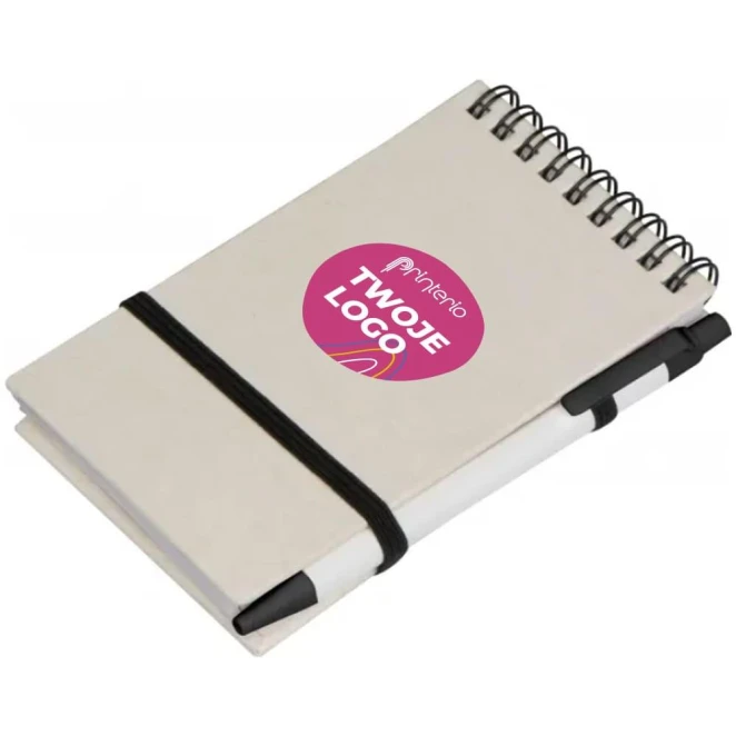 Notes A6 w linie z długopisem AUSTIN do naniesienia logo Zdjęcie