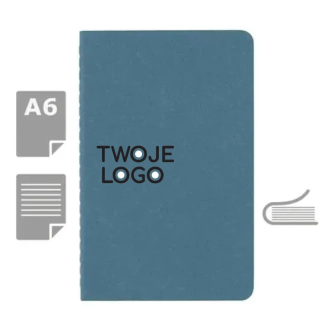 Zeszyt MOLESKINE Cahier Journal ok. A6 z logo firmy Zdjęcie