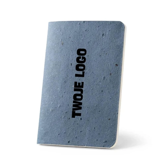 COFFEEPAD SOFT. Notatnik A6 z elastyczną okładką wykonaną z odpadów z łusek kawy (65%) z nadrukiem logo Zdjęcie