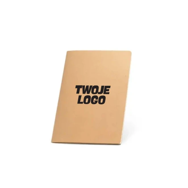 ALCOTT A6. Notatnik w tekturowej okładce (250 g/m²) i gładkich kartek z nadrukiem na zamówienie Zdjęcie