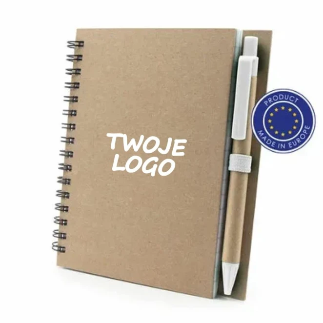 Notatnik A6 z długopisem | Sidney do naniesienia logo Zdjęcie
