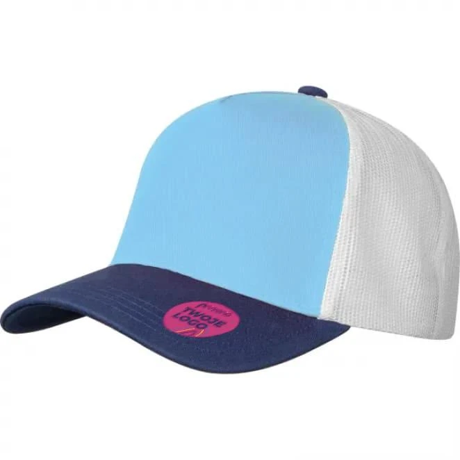 Czapka z daszkiem bawełniana 5 paneli CrisMa z logo Zdjęcie