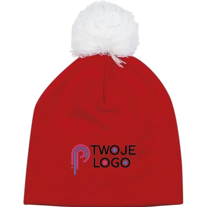 Zimowa czapka świąteczna WHITEHORSE z logo Zdjęcie