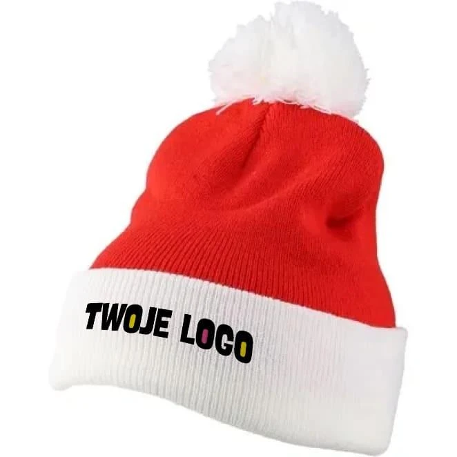 Czapka świąteczna do drukowania logo Zdjęcie
