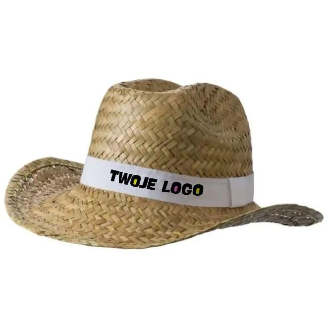 Kapelusz słomiany SUMMERSIDE z logo Zdjęcie