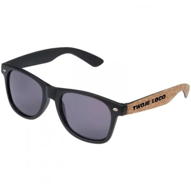 Okulary przeciwsłoneczne UV400 z nadrukiem logo Zdjęcie