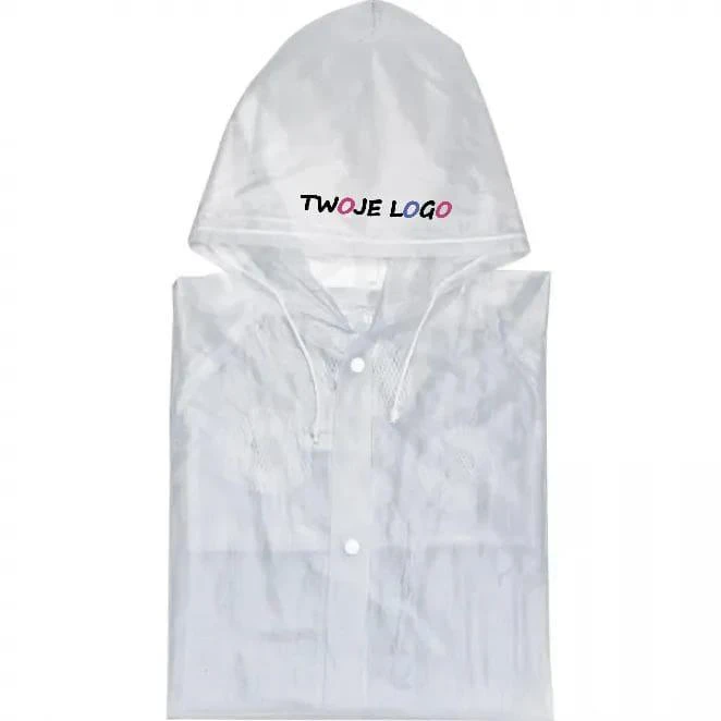 Płaszcz przeciwdeszczowy z logo firmy Zdjęcie