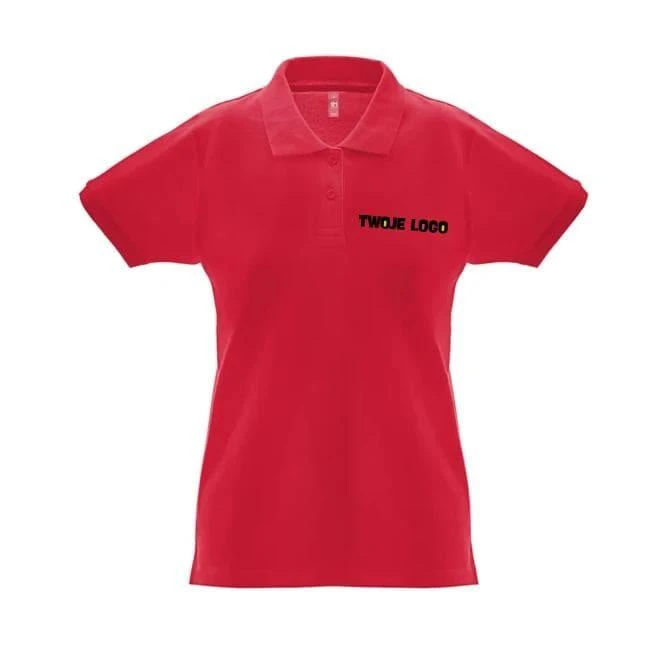 THC MONACO WOMEN. Damska koszulka polo z nadrukiem na zamówienie Zdjęcie