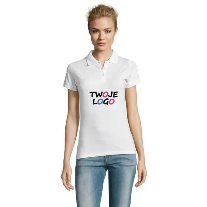 PERFECT Damskie POLO 180g PERFECT WOMEN z naniesieniem logo Zdjęcie