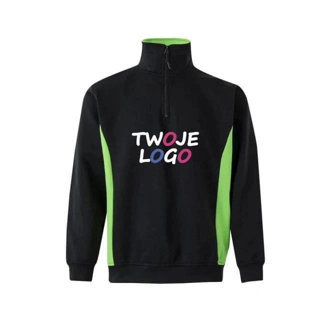 VL SVAROG. Dwukolorowa bluza frotte (260 g/m²) z poliestru (65%) i bawełny (35%) do naniesienia logo Zdjęcie