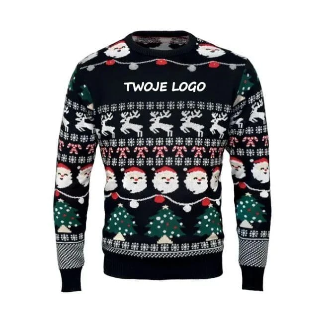 Świąteczny sweter LED L/XL SHAMIS LARGE do nałożenia logo Zdjęcie