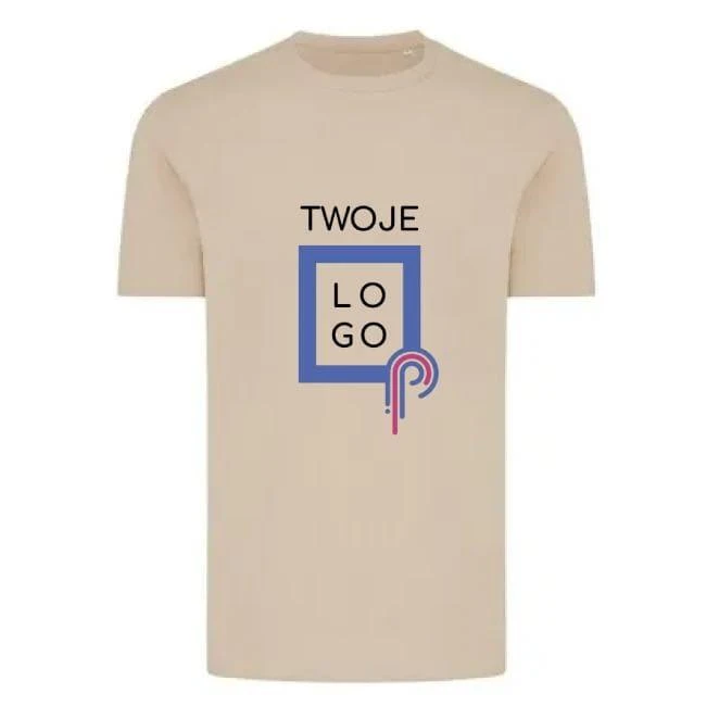 Koszulka z bawełny z recyklingu Iqoniq Brett z naniesieniem logo Zdjęcie