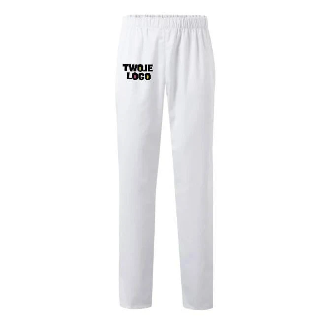 VL TYCHE. Spodnie Twill (190 g/m²), wykonane z bawełny (35%) i poliestru (65%) z naniesieniem logo Zdjęcie