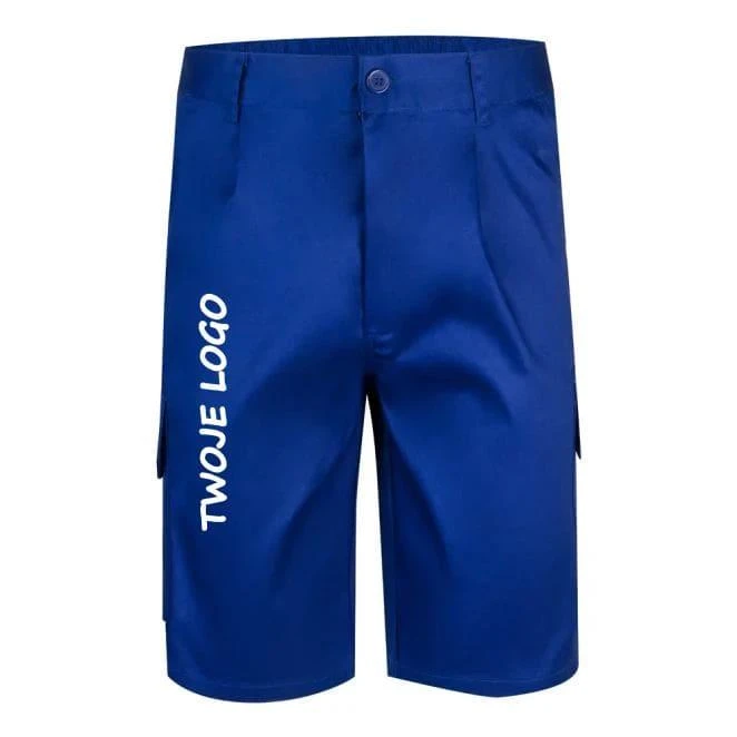 VL CHIONE. Spodenki bermudy z wieloma kieszeniami (200 g/m²), wykonane z bawełny (35%) i poliestru (65%) z logo firmy Zdjęcie