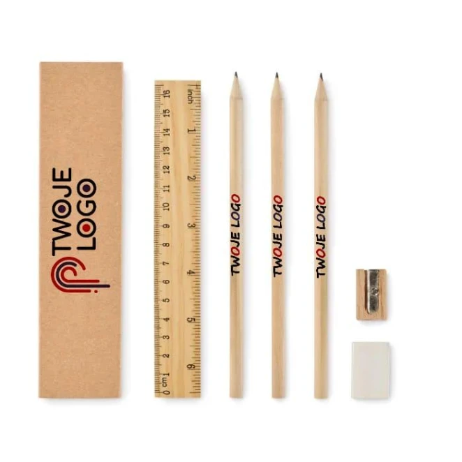 Zestaw do rysowania w pudełku STOX do drukowania logo Zdjęcie