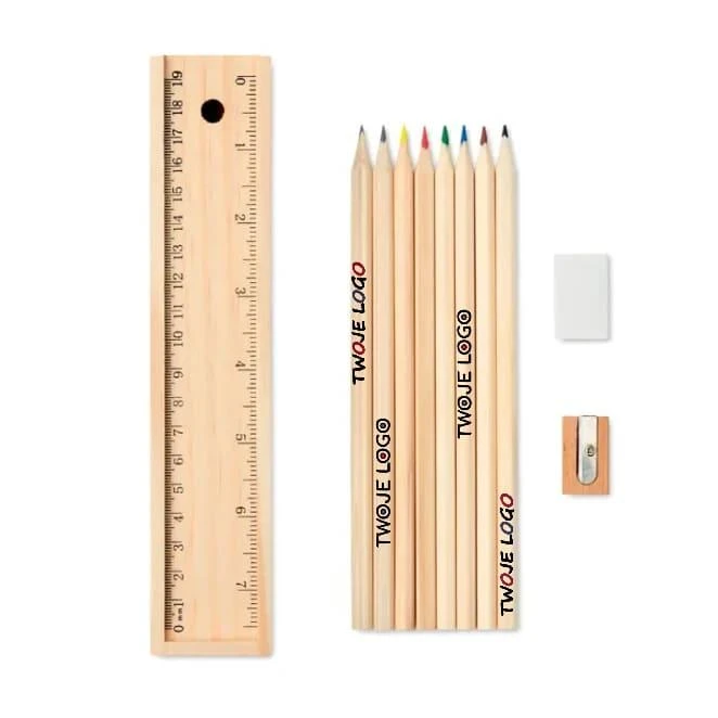 Zestaw kredek i ołówków TODO SET z naniesieniem logo Zdjęcie
