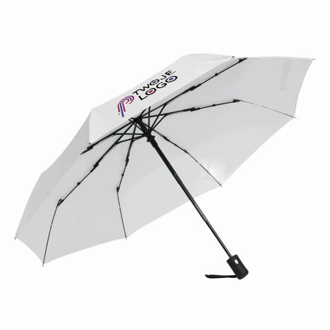Automatyczny, wiatroodporny parasol kieszonkowy PLOPP do nałożenia logo Zdjęcie
