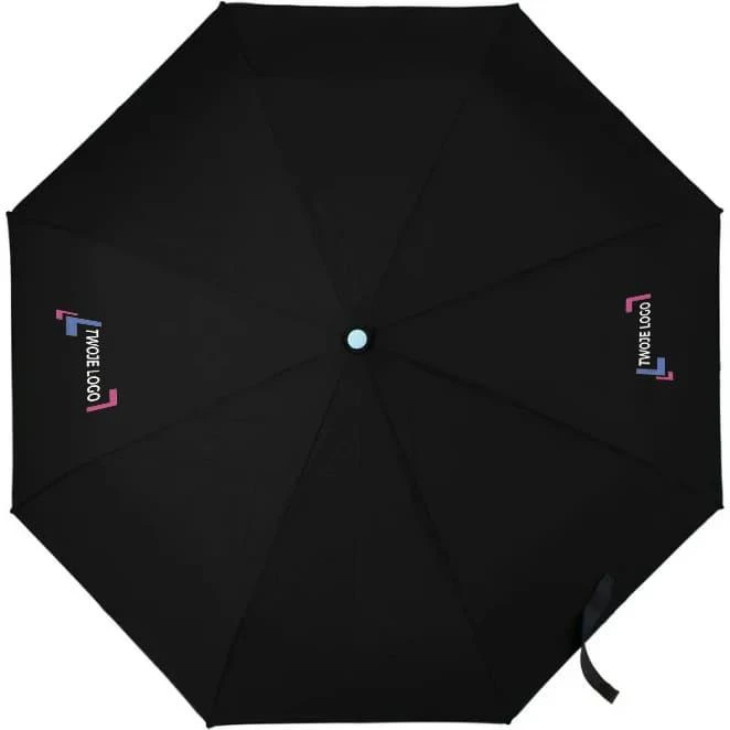 Parasol automatyczny, składany z logo Zdjęcie