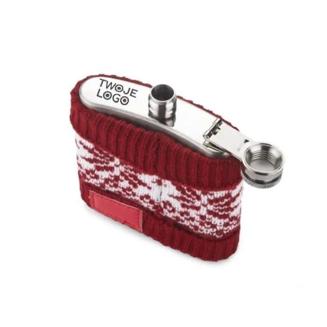 Piersiówka WARM 200 ml z nadrukiem na zamówienie Zdjęcie