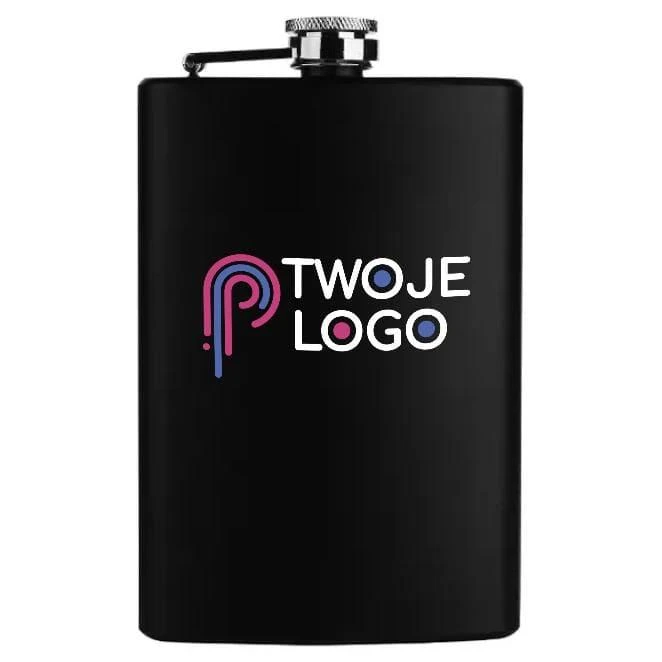 Piersiówka OLYMPOS 237 ml Schwarzwolf z naniesieniem logo Zdjęcie