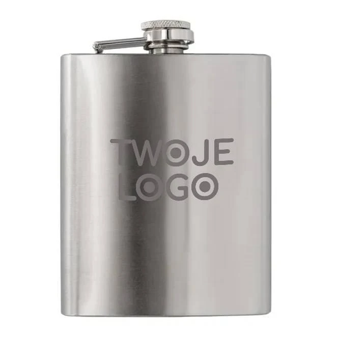 Piersiówka Modicum 200 ml z nadrukiem logo Zdjęcie