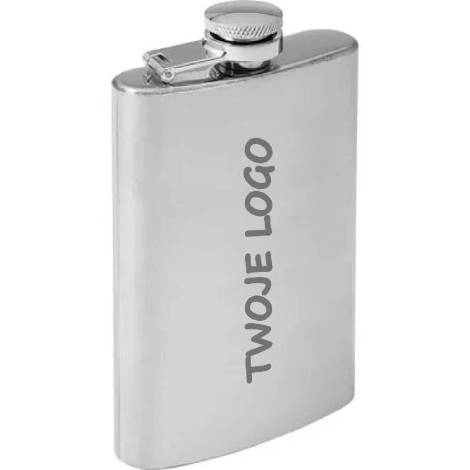 Piersiówka 100 ml z nadrukiem logo Zdjęcie