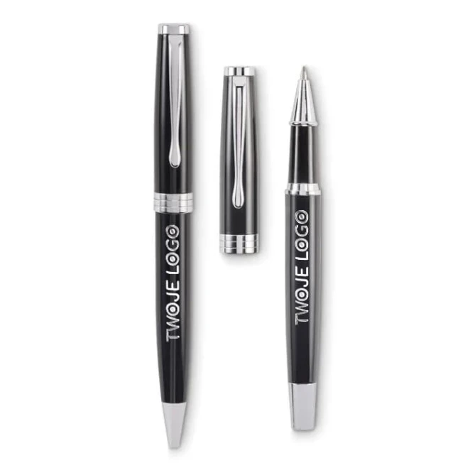 Zestaw pióro i długopis LYON SET do drukowania logo Zdjęcie