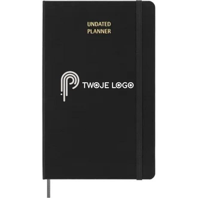 Spiralny kalendarz MOLESKINE UNDATED z nadrukiem na zamówienie Zdjęcie