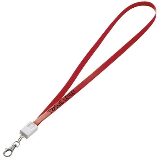 Smycz do transferu danych z micro USB LE PORT do nałożenia logo Zdjęcie