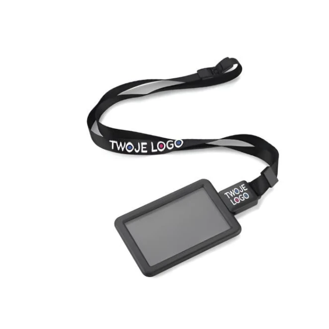 Etui na identyfikator BINO z logo firmy Zdjęcie