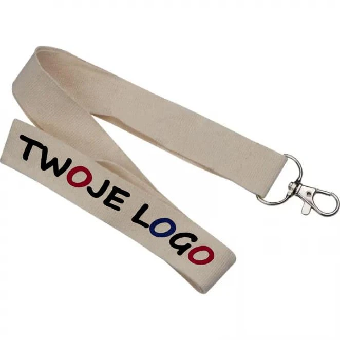 Smycz bawełniana z nadrukiem logo Zdjęcie