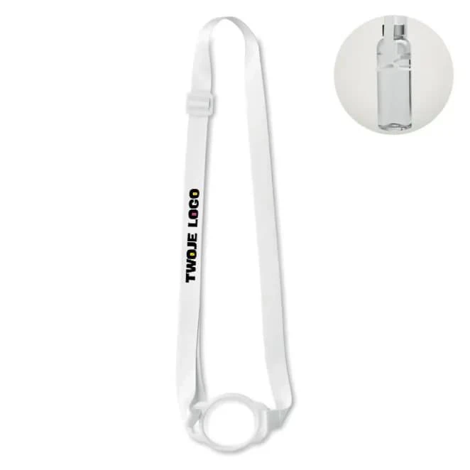 Smycz z uchwytem na kubek 6 cm LANCUP z logo firmy Zdjęcie