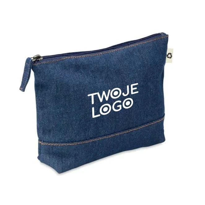 Torebka na kosmetyki  z recyk. STYLE POUCH z logo firmy Zdjęcie