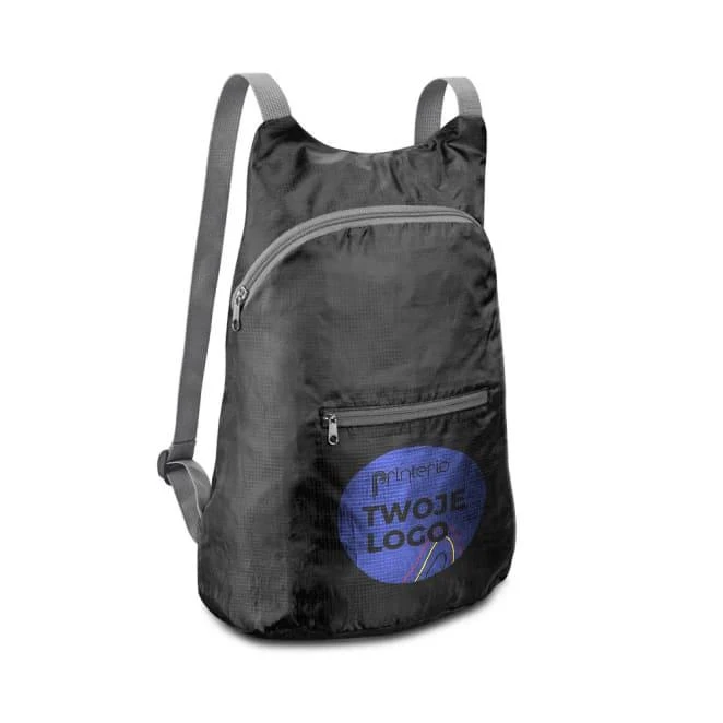 BARCELONA. Składany plecak 210D ripstop z logo Zdjęcie