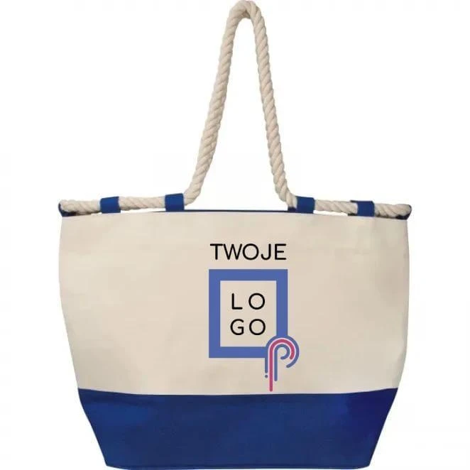 Torba plażowa z juty do naniesienia logo Zdjęcie