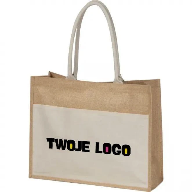 Torba z juty do nałożenia logo Zdjęcie