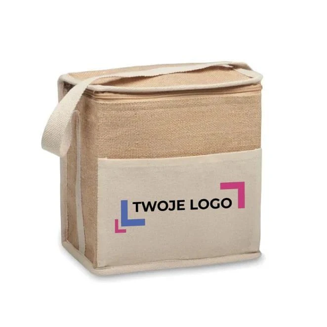 Jutowa i płócienna torba chłodz LONA do drukowania logo Zdjęcie